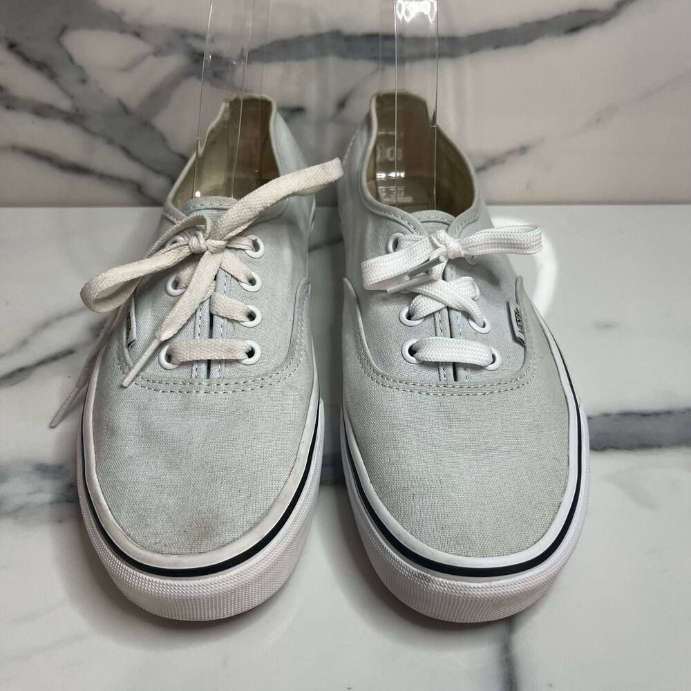Vans | Classic Blue Canvas Off the Wall Skateboard Shoes Men Sz 6 Wm Sz 7.5 - Picture 3 of 8